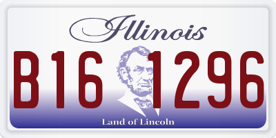 IL license plate B161296