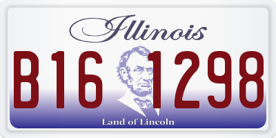 IL license plate B161298