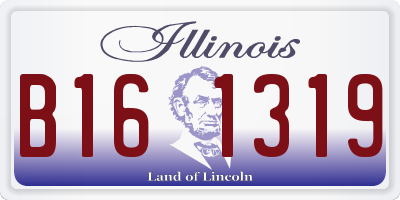 IL license plate B161319
