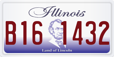 IL license plate B161432