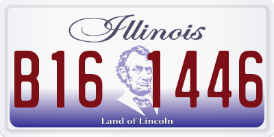IL license plate B161446