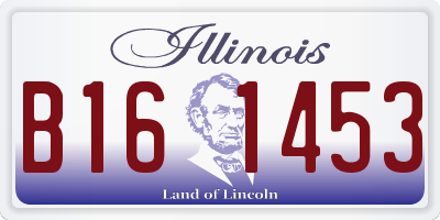 IL license plate B161453