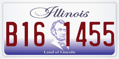 IL license plate B161455