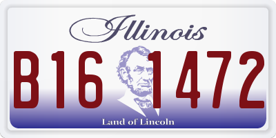 IL license plate B161472