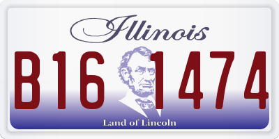 IL license plate B161474