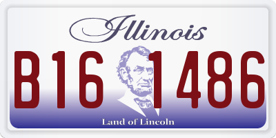 IL license plate B161486