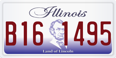 IL license plate B161495