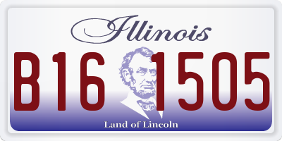 IL license plate B161505