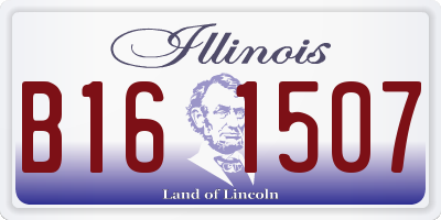 IL license plate B161507