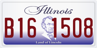 IL license plate B161508