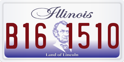 IL license plate B161510