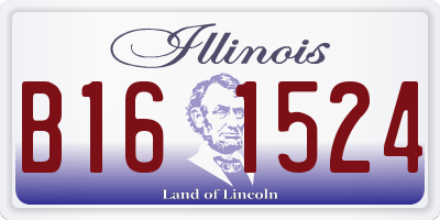 IL license plate B161524