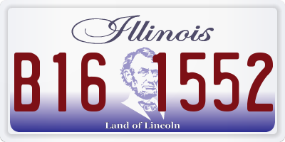 IL license plate B161552