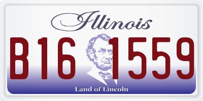 IL license plate B161559