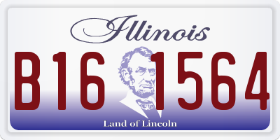 IL license plate B161564