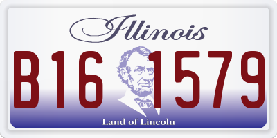 IL license plate B161579