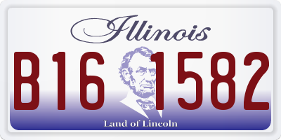 IL license plate B161582