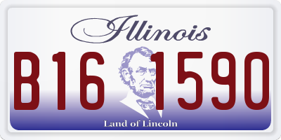 IL license plate B161590