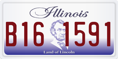 IL license plate B161591