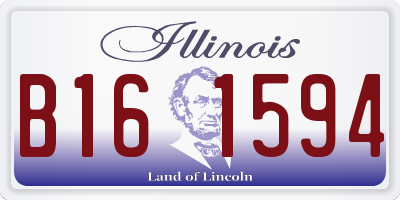 IL license plate B161594