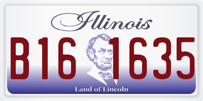 IL license plate B161635