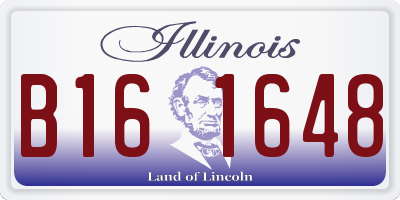 IL license plate B161648