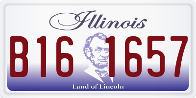 IL license plate B161657