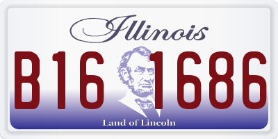 IL license plate B161686