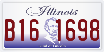 IL license plate B161698