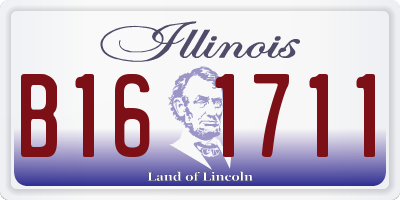 IL license plate B161711