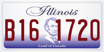 IL license plate B161720