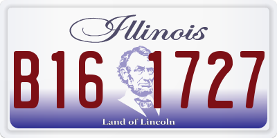 IL license plate B161727