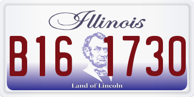 IL license plate B161730