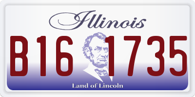 IL license plate B161735