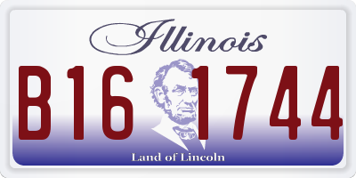 IL license plate B161744