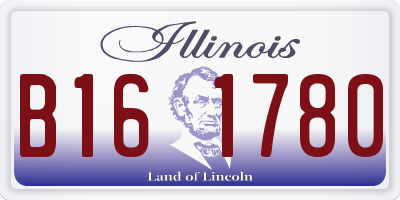 IL license plate B161780