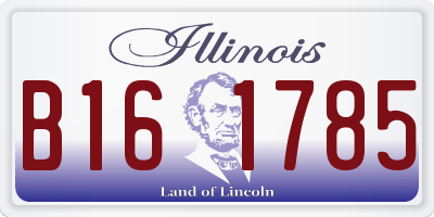 IL license plate B161785