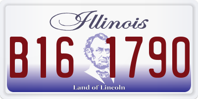 IL license plate B161790