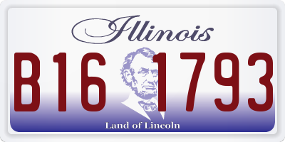 IL license plate B161793