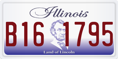 IL license plate B161795