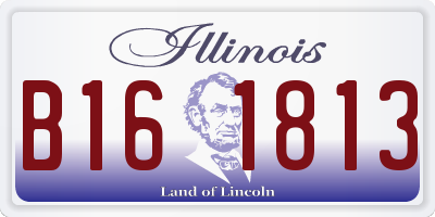 IL license plate B161813