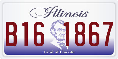 IL license plate B161867