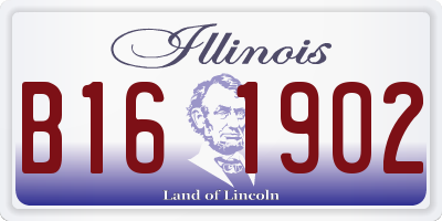 IL license plate B161902