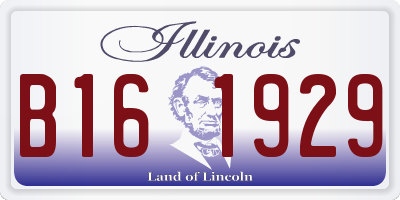 IL license plate B161929