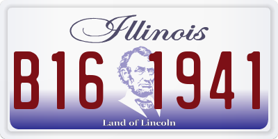 IL license plate B161941