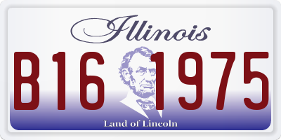 IL license plate B161975