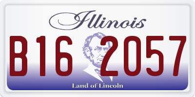 IL license plate B162057