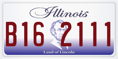 IL license plate B162111