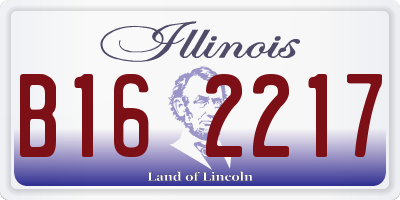 IL license plate B162217