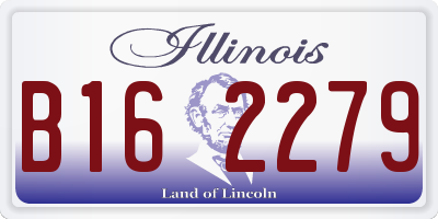 IL license plate B162279
